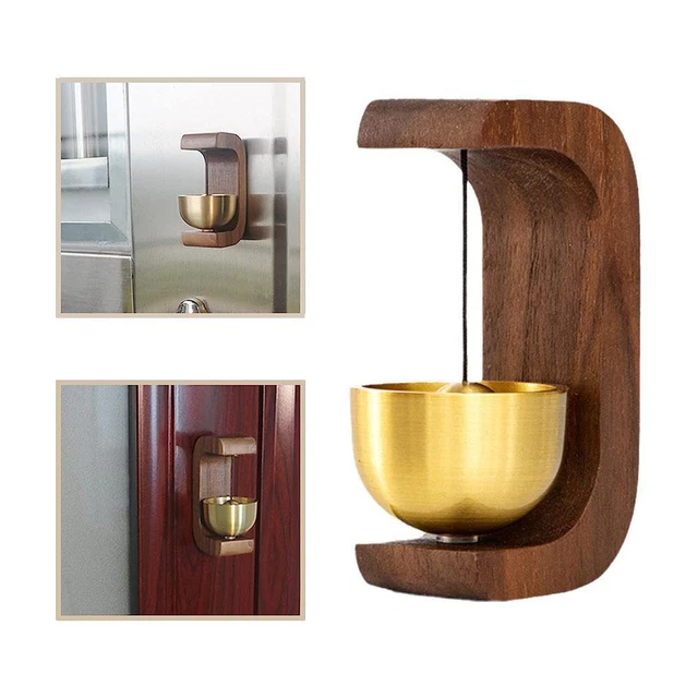 Magnetische Holztürklingel Vintage - Dekorative Klingel Für Haustür Ohne Bohren
