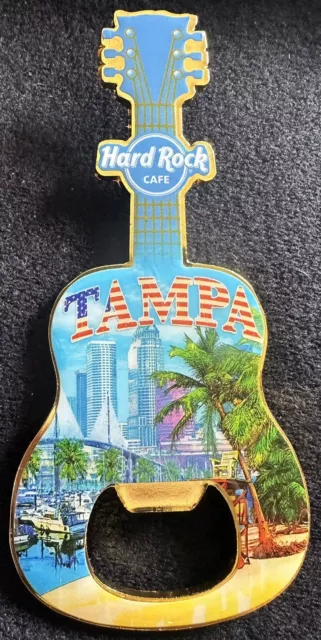Hard Rock Cafe Tampa Florida Bottle Opener Magnet Brand New