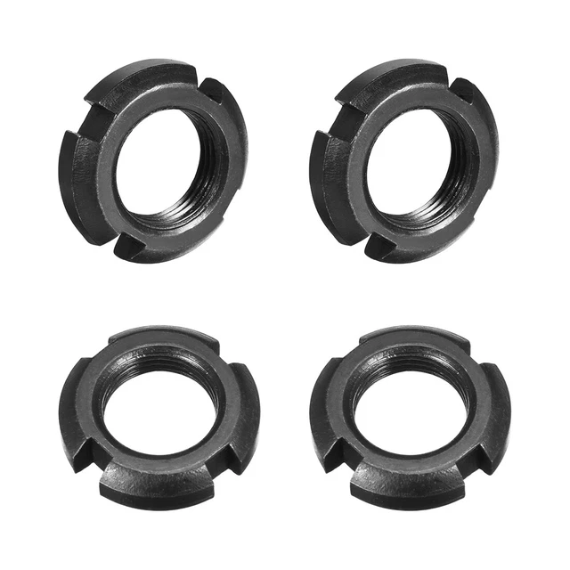 M20x1.5 mm Tuercas Ranuradas Redondas de Retención de Cuatro Ranuras 4 uds
