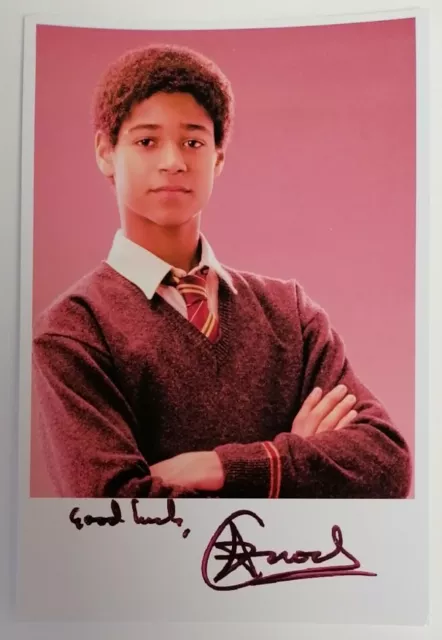PRINT - Harry Potter 6"X4" Alfred Enoch Autograph Reprint Cast Photo Print