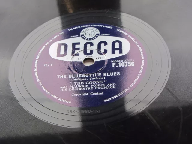 The Goons  Uk 1958 Decca 78 Im Walking Backwards For Christmas 3