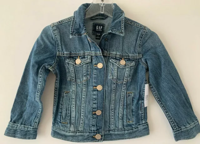 4-5 Bambina Anni Gap Jeans Giacca