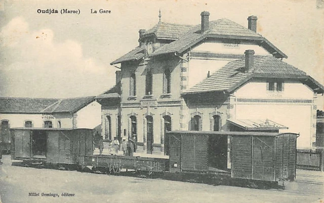 Maroc - OUJDA Oudjda - La Gare - Ed. Millet Domingo