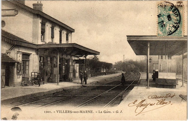 CPA AK Villiers s Marne La Gare FRANCE (1282934)