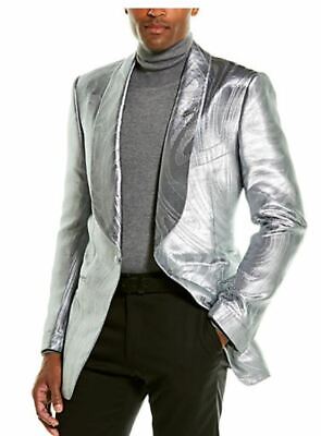 Tom Ford Metallic Silk-blend Blazer Jacket-With Tags- RRP$5,300 AUD