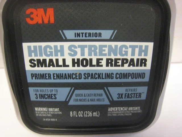 3m 8 oz. Reparación de orificios pequeños de alta resistencia SHR-8-BB 3M SHR-8-BB 8 oz. 051141952642