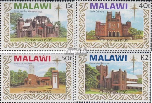 Malawi 541-544 (complete issue) unmounted mint / never hinged 1989 christmas Chu