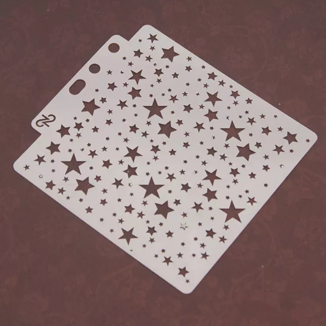 Reusable stars Stencil Airbrush Art DIY Home Decor Scrapbooking Album Craft  AUT