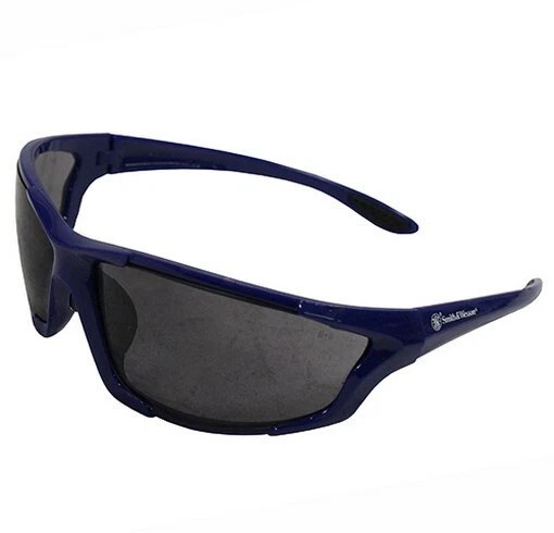 Smith & Wesson 110158 Major Shooting Glasses Blue Frame Smoke Lens