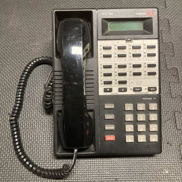 Avaya Lucent AT&T Partner MLS 18D Black Business Phone