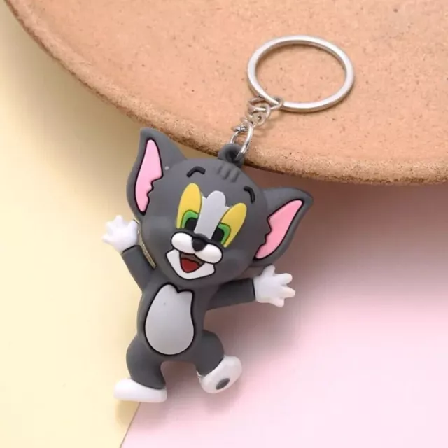 2 Stück Tom und Jerry Schlüsselanhänger Katze und Maus *NEU & OVP* 3