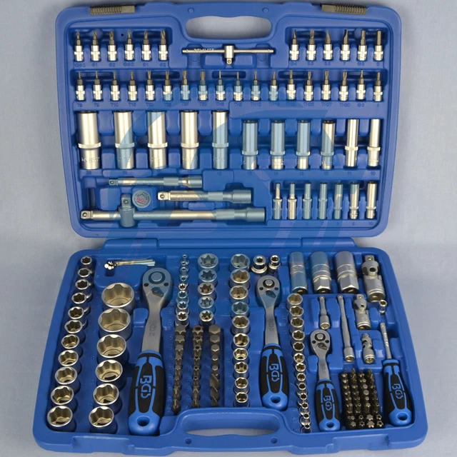 Steckschlüsselsatz 1 2 1 4 3 8 Unterschied BGS STECKSCHLÜSSELSATZ 192-TLG 1/4 3/8 1/2 Knarrenkasten Nusskasten