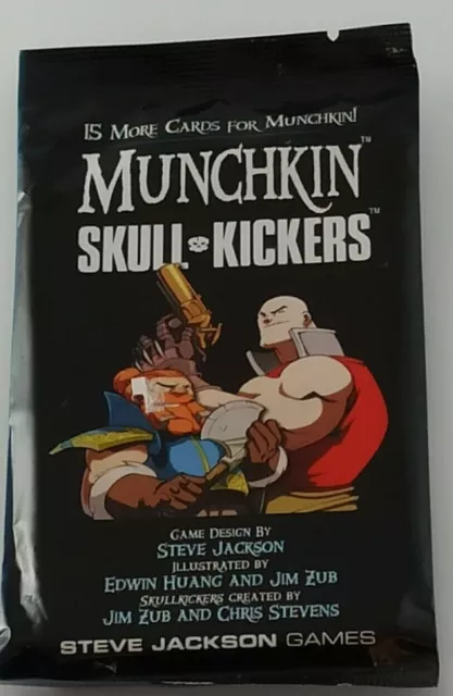 Munchkin Skullkickers card booster pack board game expansion steve jackson