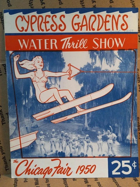 1959 Chicago Fair Cypress Gardens Water Thrill Show Program