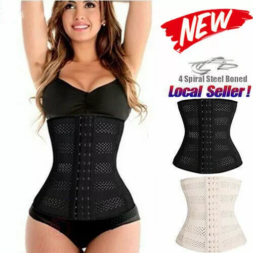 Women's Long Torso Waist Trainer Corset Cincher Body Shaper Belt Workout Trimmer