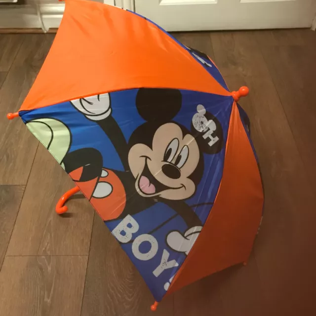 Ombrello Topolino Bambini Nuovo Con Etichette