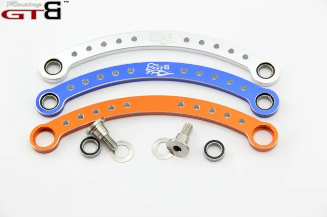 GTB CNC Aluminum 1/5 RC Car LOSI 5ive t Steering Arm Drag Link Connection Plate
