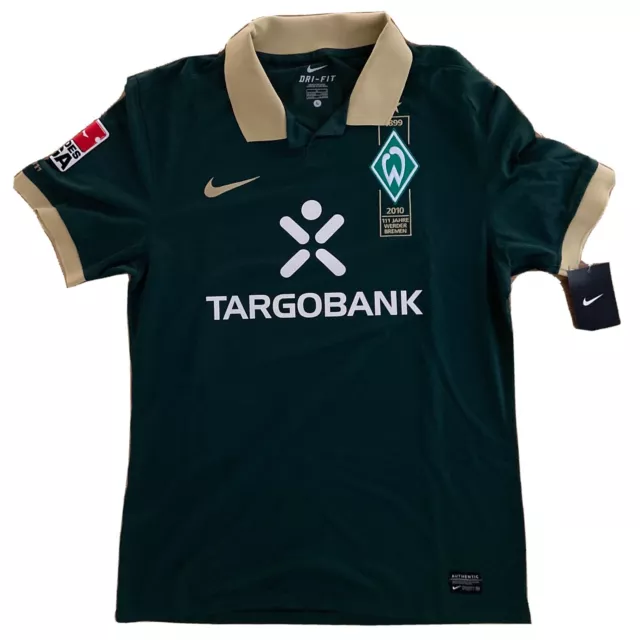 Nike SV Werder Bremen Jubiläumstrikot - 111 Jahre (2010) - Größe L - NEU Trikot