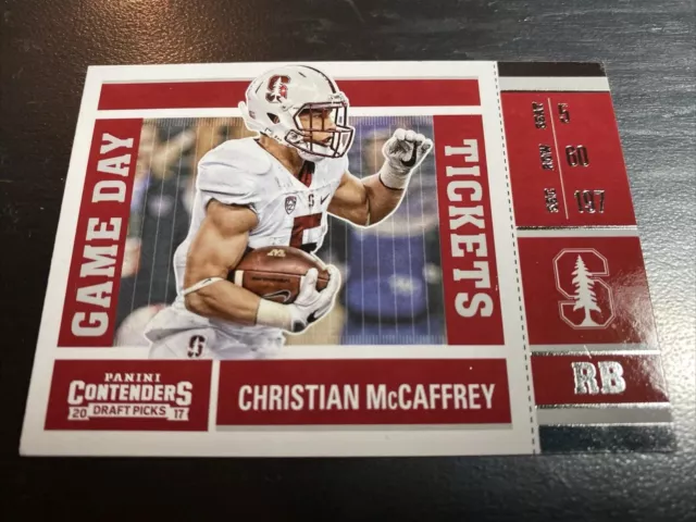 2017 Panini Contenders DP GAME DAY TICKETS  #7 Christian McCaffrey