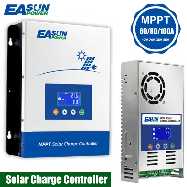 60A 80A 100A MPPT Solar Laderegler Ladegerät Controller Regler