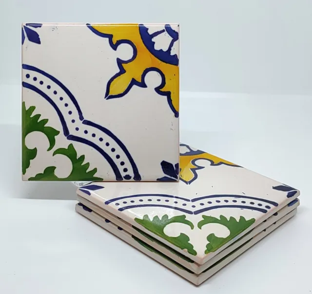 Hand painted Portuguese Tile 19th Century Replica from Lisbon - Portugal