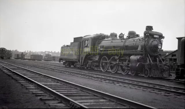 1957 CP Canadian Pacific 4-6-2 Steam Locomotive #2663 - Vtg Railroad Negative