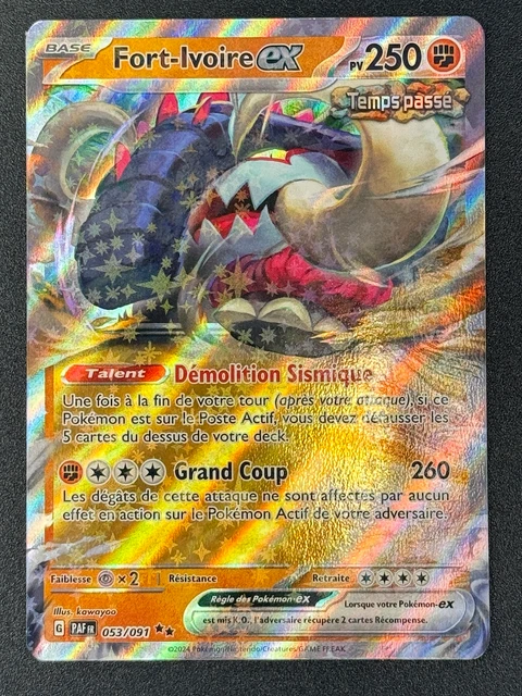Carte Pokémon Fort-Ivoire EX 053/091 PAF SV4.5 Destinées De Paldea FR