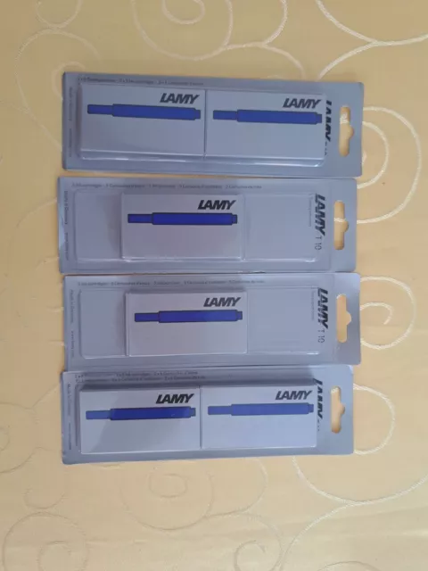 6x5= 30 LAMY ORIGINAL Tintenpatronen T10 blau Füller Tinte Füllhalter