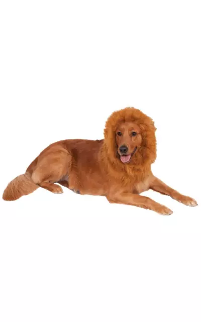 Rubie's Official Lion's Mane Dog Pet Costume, One Size