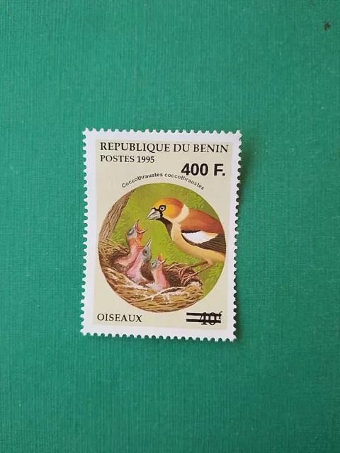 Bénin surchargé overprint 400f sur 40f MNH neuf Oiseau SANS Colis Postaux