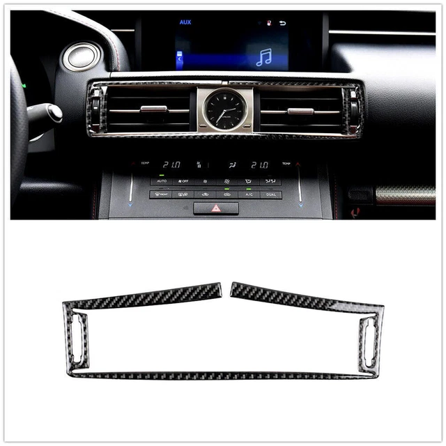 For LEXUS IS250 2015+Black  Center Air Condition Outlet Vent  Trim Cover