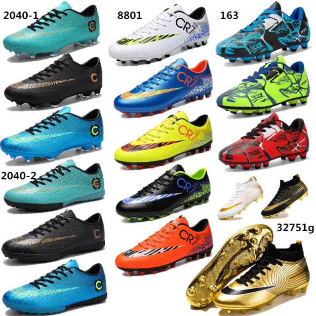 Unisex Fußballschuhe Kinder Outdoor Nockenschuhe Kickschuhe Sportschuhe EU34-44