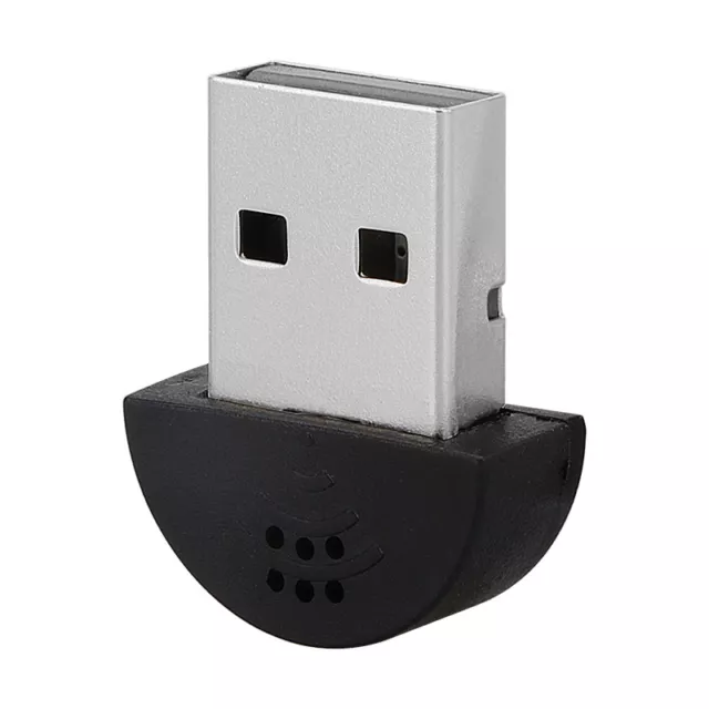 USB Stecker kleines Mini Desktop Studio Sprachaufnahme Mikrofon F Skype MSN Video