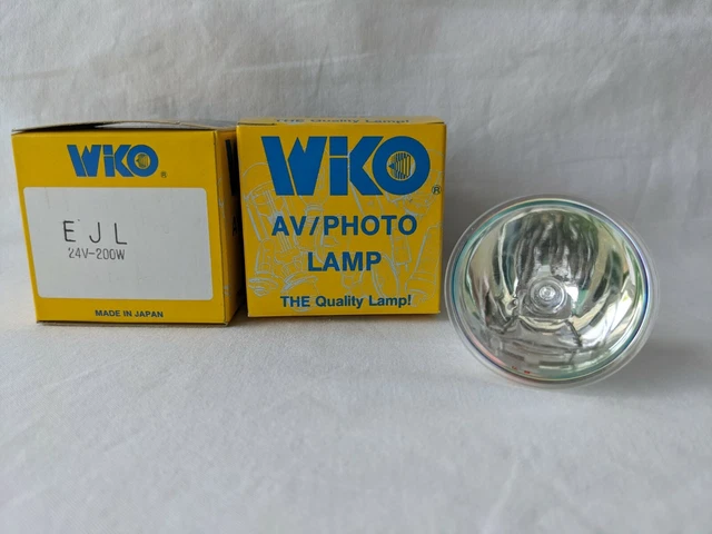Wiko AV/ Photo Lamp Light Bulb EJL 24V 200W The Quality Lamp NOS Lot Of 2