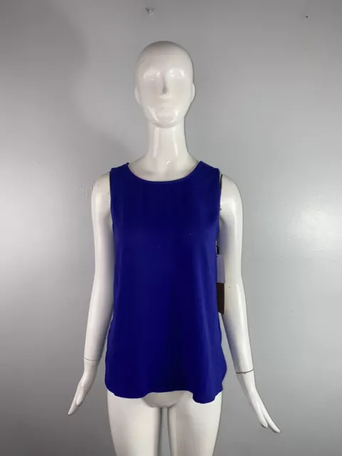 NWT Halogen Womens Purple Tank ToP Regular Size XS