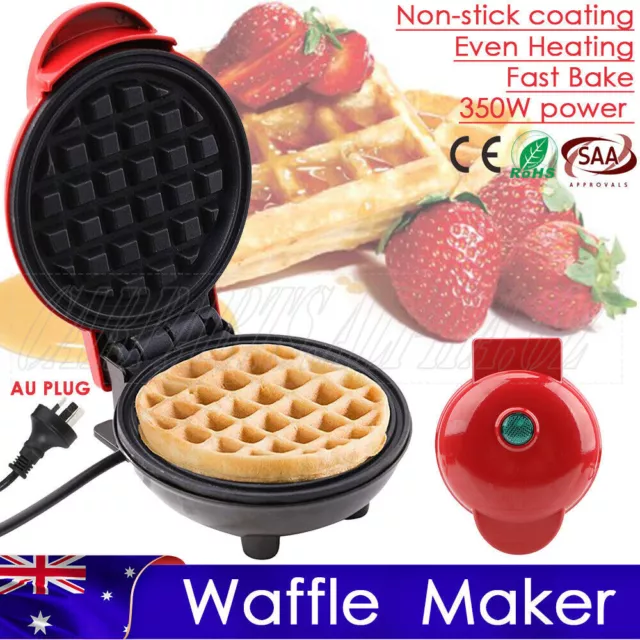 Mini Waffle Maker Non Stick Baking Pan Pancake Heating Breakfast Making Machines
