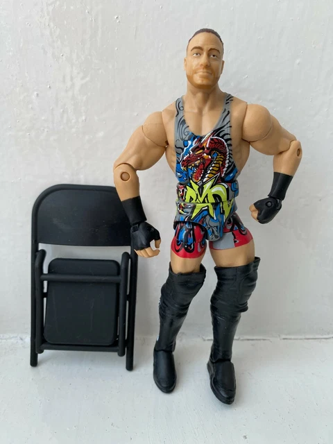 WWE Action Figure Rob Van Dam RVD Elite Series 91 – Giocattolo Da Collezione Con TrueFX E 25 Punti Di Articolazione