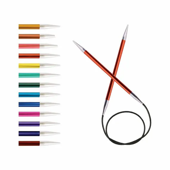 KnitPro Zing Fixed Circular Knitting Needles - 100cm (40")