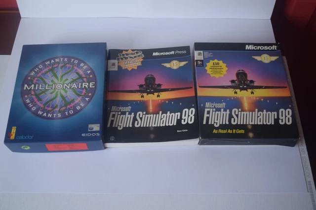 RETRO PC GAMES - Microsoft Flight Simulator 98 and Millionaire £4.00 ...