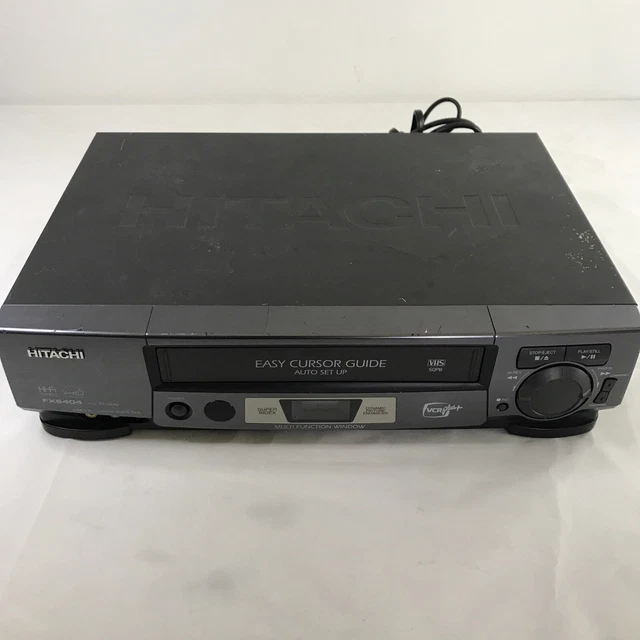 HITACHI VTFX6404A HIFI VCR VHS Player Recorder For Parts Or Repair