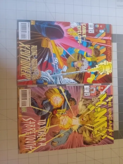 Uncanny X Men comic book lot