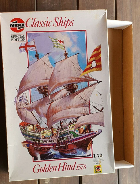 Lot De 2 Maquettes Anciennes AIRFIX – Golden Hind & The Revenge – Échelle 1:200 – Complet