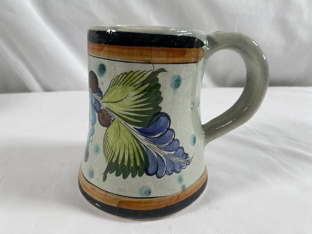 Vintage Tonala Mexican Pottery Mug