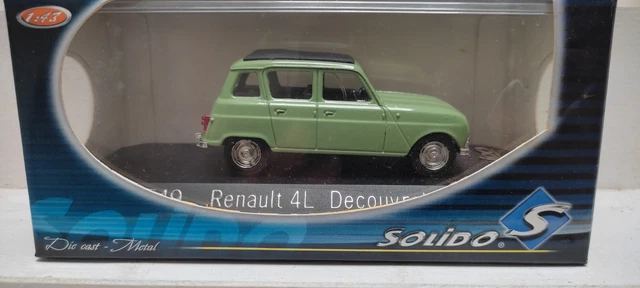 SOLIDO B 1/43 - Renault 4CV Découvrable Verte Métal EUR 25,00 - PicClick FR