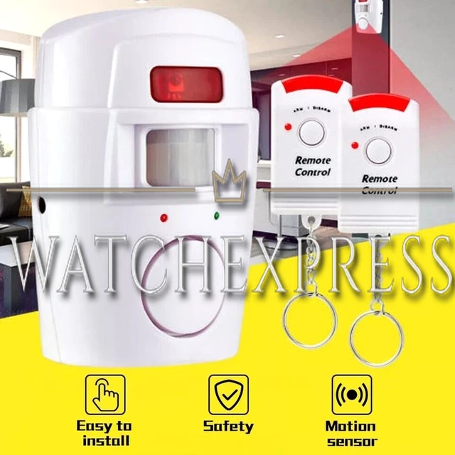 ANTIFURTO ALLARME CON SENSORE E SIRENA 105 DB 2 TELECOMANDI CASA UFFICIO NEGOZIO - Foto 4