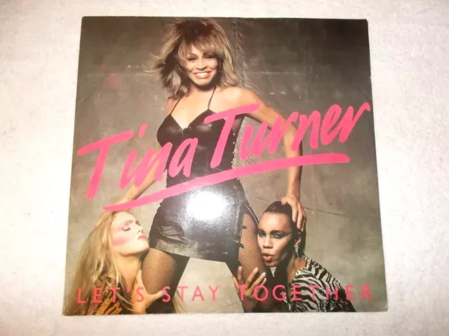 Vinyl 12 inch Record Single Tina Turner Let's Stay Together 1983