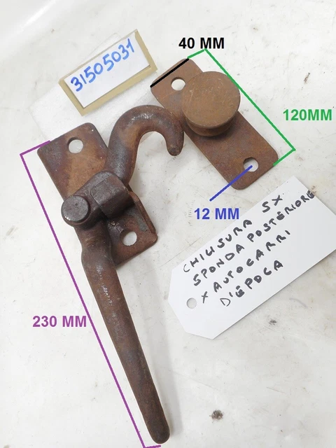 Serratura A Pendolo A Sinistra Per Rimorchio A Pendolo Auto Ribaltabile - Foto 12