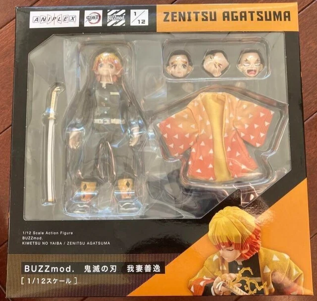 RARE DEMON SLAYER BUZZmod. Zenitsu Agatsuma Figure 1/12 Exclusive to