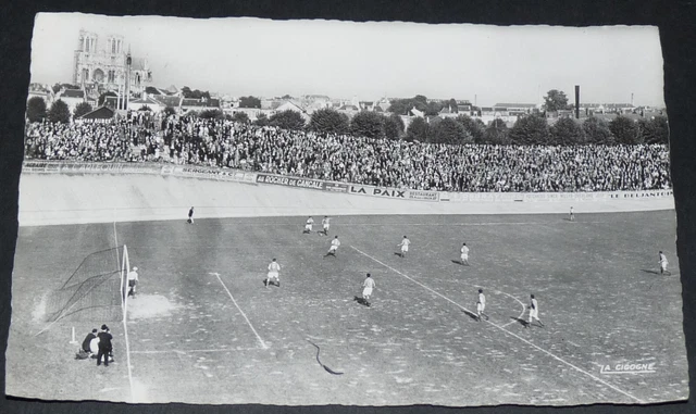 CARTE POSTALE STADE AUGUSTE DELAUNE STADE DE REIMS