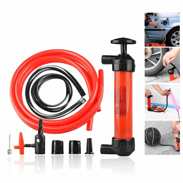 Pompe De Transfert D'huile 200W 220V - Débit 45 L/min, Hauteur D'aspiration 10m - Pour Huile Moteur, Diesel, Kérosène - 13